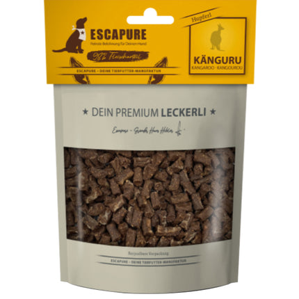 Escapure Premium Kangaroo Bites - natural dog treats, kangaroo meat and vegetables