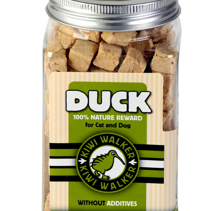 Kiwi Walker Snacks Duck - 100% Duck, freeze-dried, natural treats for dogs and cats