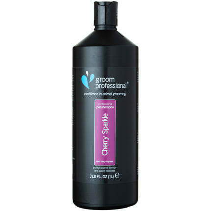 Groom Professional Cherry Sparkle Shampoo - cherry shampoo, suitable for all coat types, concentrate 1:10