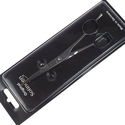 Gotta Solingen Ice Nickel-Plated Straight Scissors (16cm) with Single-Sided Micro-Sanding