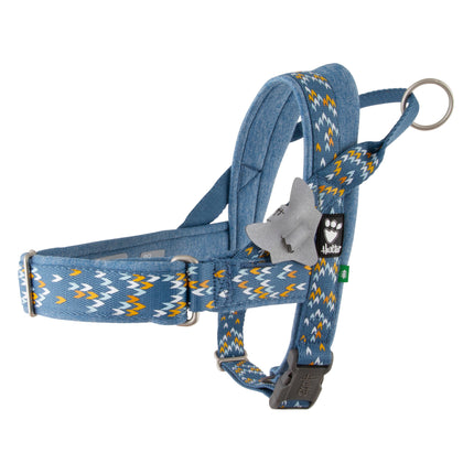 Hurtta Razzle - Dazzle H - Harness Bilberry - Norwegian harness for puppies and adult dogs - 80 - 100cm