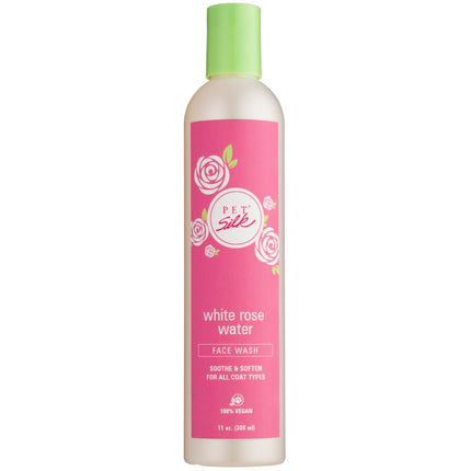 Pet Silk White Rose Water Face Wash - rose face wash for dogs and cats, concentrate 1:16