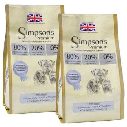 Simpsons Premium 80/20 Adult Meat & Fish - dog food, meat and fish