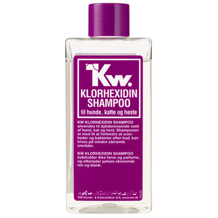 KW Chlorhexidine Shampoo - antibacterial chlorhexidine shampoo for dogs, cats, and horses, concentrate 1:3