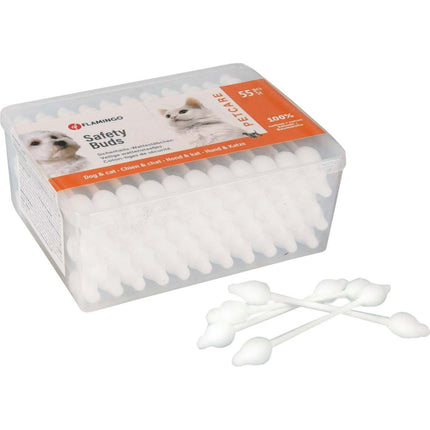 Flamingo Petcare Safety Buds 55 pcs - ear cleaning sticks for small dogs and cats