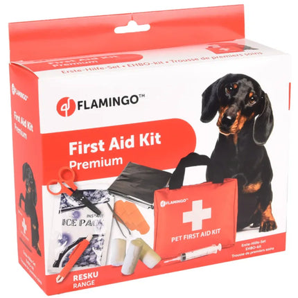 Flamingo First Aid Resku Premium - First Aid Kit for Dogs and Cats