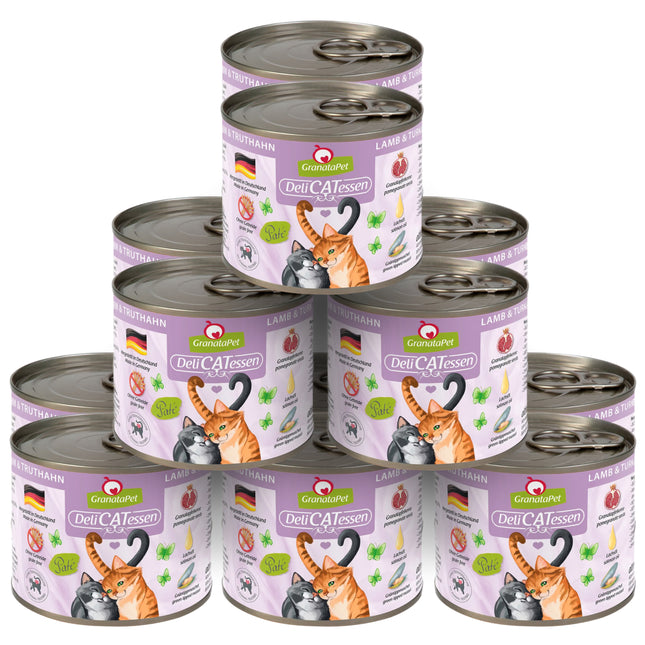 GranataPet DeliCatessen Lamb & Turkey - grain-free wet food for cats, lamb and turkey