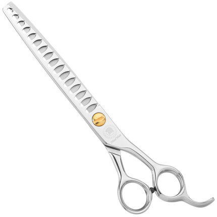 P&W Spartan Chunkers - high-quality, professional single-sided thinning shears, female, 16 teeth