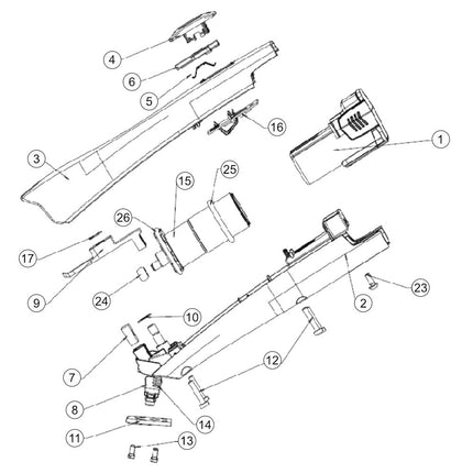 Switch guide for Aesculap Favorita CL (GT206) / Fav5 CL (GT306) clippers