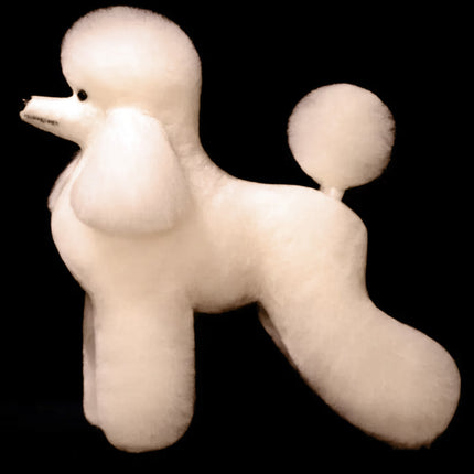 Mr. Jiang Poodle Full Body Hair Lamb - interchangeable fur for Toy Poodle grooming mannequin, cream