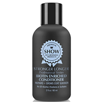 Show Premium Stronger Longer Biotin Enriched Conditioner - professional regenerating conditioner that promotes hair growth, concentrate 1:8