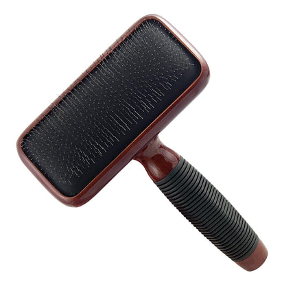 Kenchii Slicker Brush - elegant poodle brush made of maple wood