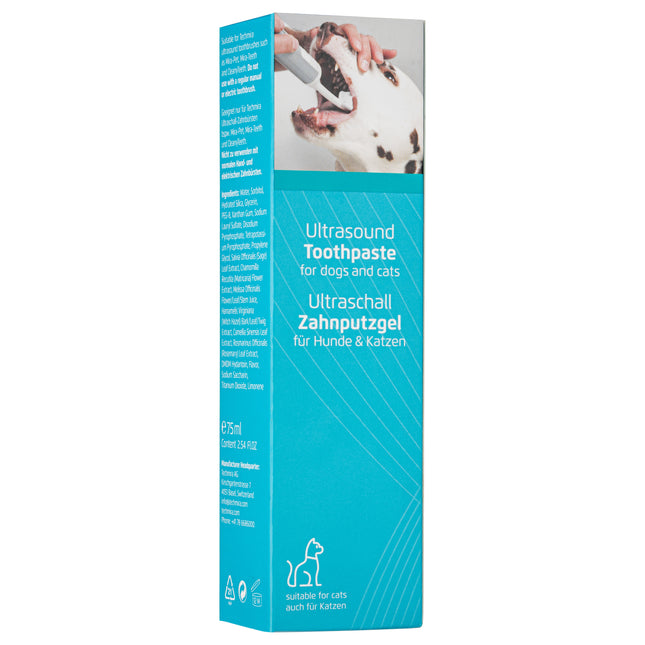 Cleany Teeth Ultrasound Toothpaste - gel toothpaste for dogs and cats, for ultrasonic toothbrush.