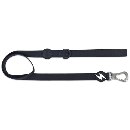 Dashi Colorflex Leash Black 120cm - urban, waterproof dog leash, black