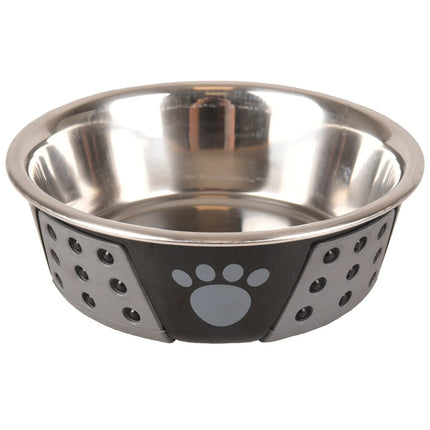 Flamingo Hermosa Bowl - stainless steel bowl for dogs and cats with a non-slip base