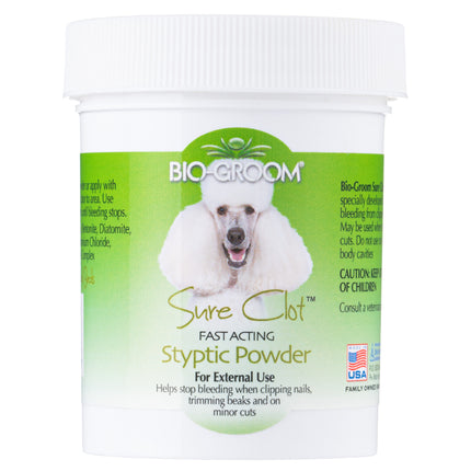 Bio - Groom Sure Clot - powder for stopping bleeding for dogs and cats