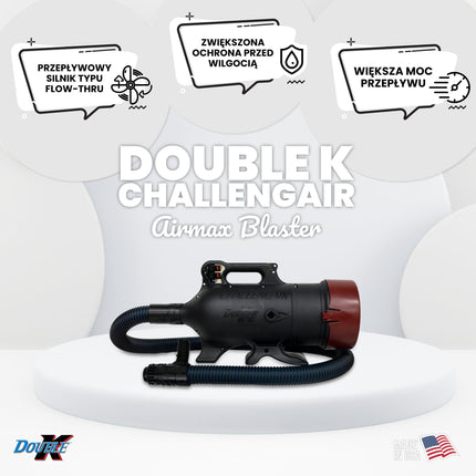 Double K ChallengAir Airmax Blaster 2200W - powerful, dual-motor table dryer, 120l/s