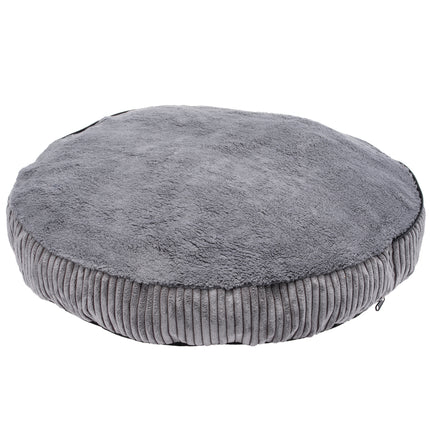 Biglo Cleo Grey - corduroy dog bed with cover