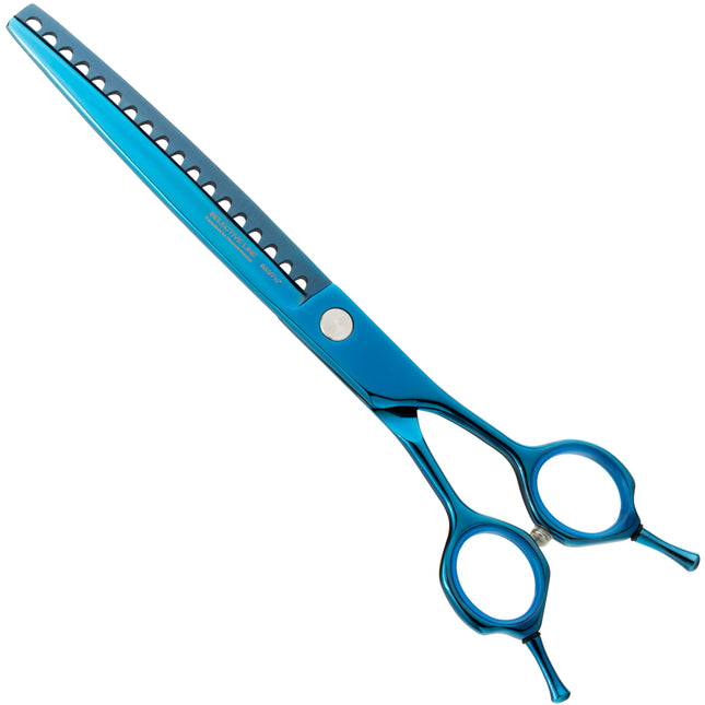 Henbor Selective Line Chunker Scissors - professional single-sided thinning shears, 18 teeth