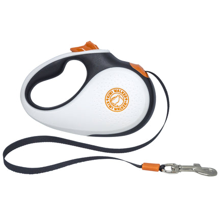 Kiwi Walker Retractable Dog Leash - Automatic Leash with Tape Size M