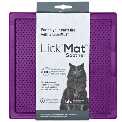 LickiMat Classic Soother Cat - licking mat for cats