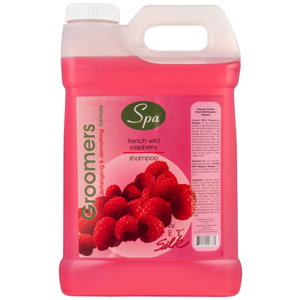 Pet Silk Spa Formula French Wild Raspberry Shampoo - moisturizing shampoo that facilitates detangling fur, with a raspberry scent, concentrate 1:16 - 9.5L