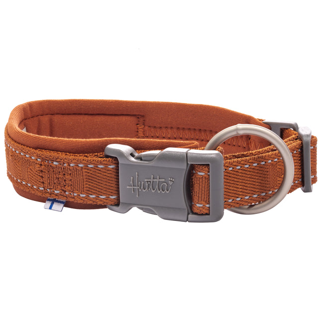 Hurtta Casual Collar Eco Cinnamon - dog collar made from recycled materials - 30 - 40