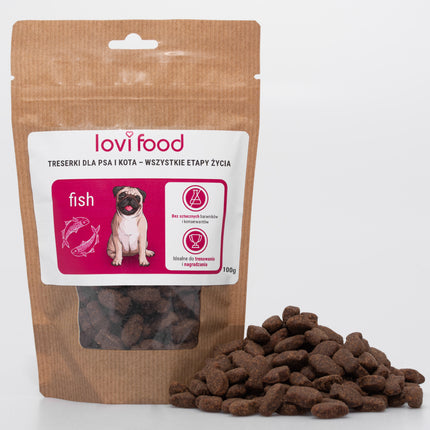 Lovi Food Fish - treats for dogs and cats, with fish