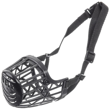 Groom Professional Plastic Cage Muzzle - Adjustable Dog Muzzle