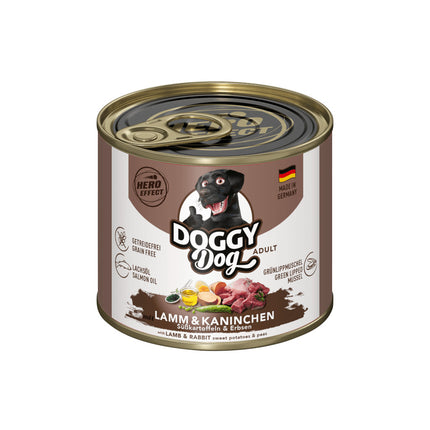 Doggy Dog Lamb & Rabbit - Grain-Free Wet Dog Food with Lamb and Rabbit