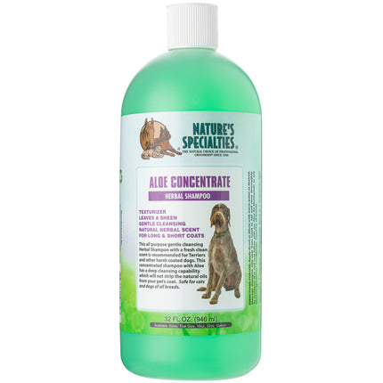 Nature's Specialties Aloe Concentrate Shampoo - texturizing shampoo for rough dog and cat fur, concentrate 1:16