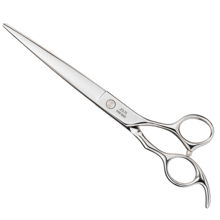 Jargem Straight Scissors - straight grooming scissors with an ergonomic handle and decorative screw