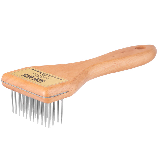 Show Tech Row Rake - wooden comb for tangles, with rows of needles