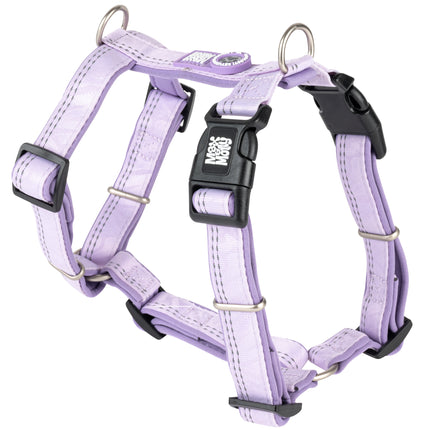 Max&Molly Comfort Harness Matrix 2.0 Lavender - soft dog harness with QR identifier and adjustable fit, purple