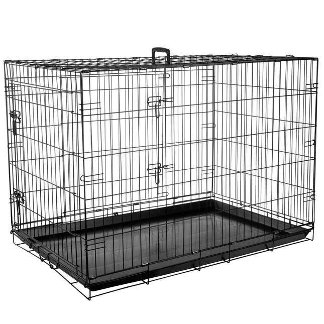 Flamingo Mezo - metal dog crate, XXL: