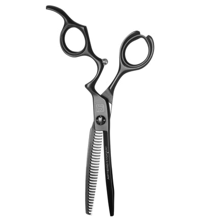 Artero Evoque Thinning - professional thinning shears made of black titanium steel, 30 teeth