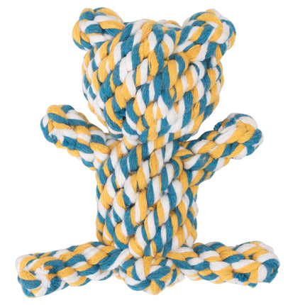 Flamingo Rope Bear - cotton rope chew toy for dogs