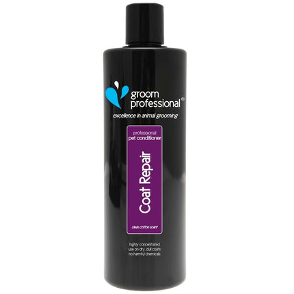 Groom Professional Coat Repair Conditioner - restorative conditioner for dry and damaged dog fur, concentrate 1:10