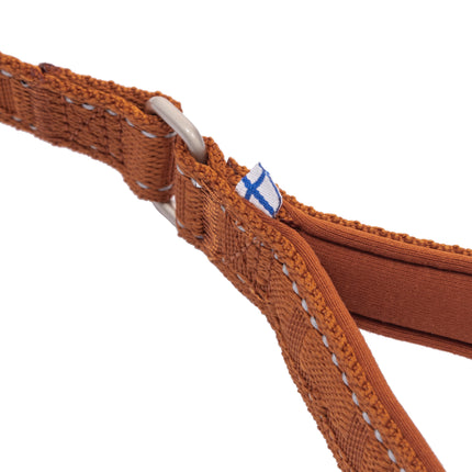 Hurtta Casual Reflective Leash Eco Cinnamon - dog leash, perfect for everyday use made from recycled materials