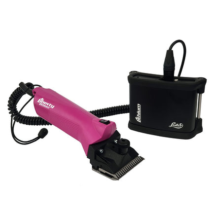 Lister Liberty Lithium Pink - professional cordless clipper for horse grooming, pink