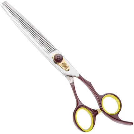 Geib Avanti Comfort Plus Thinning - professional single-sided thinning shears with ergonomic handle, 46 teeth