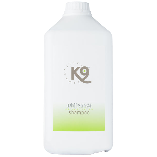 K9 Whiteness Shampoo - Aloe Shampoo for Light-Colored Fur of Dogs, Cats, and Pets, Concentrate 1:10 - 2.7L