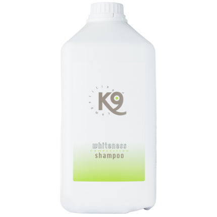 K9 Whiteness Shampoo - Aloe Shampoo for Light-Colored Fur of Dogs, Cats, and Pets, Concentrate 1:10 - 2.7L