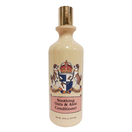 Crown Royale Soothing Oats & Aloe Conditioner - Soothing and Moisturizing Dog Shampoo, Concentrate 1:20