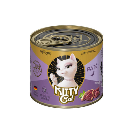 Kitty Cat Duck Pâté - grain-free wet food, pâté for cats, with duck