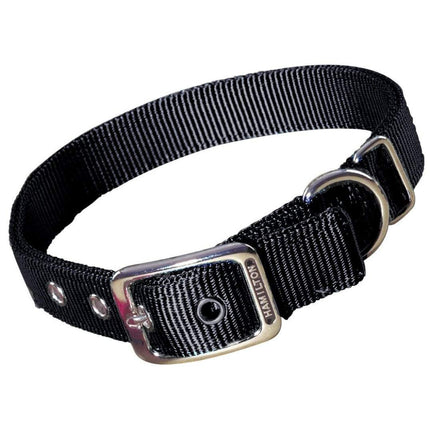 Hamilton Double Thick Dog Collar - strong, nylon dog collar - Length: 76cm