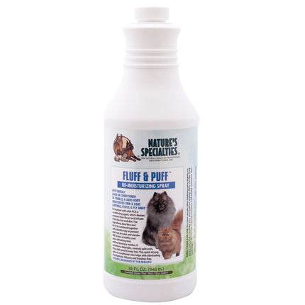 Nature's Specialties Fluff & Puff Spray - moisturizing leave-in conditioner for dogs and cats