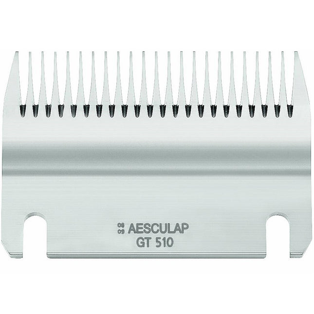 Lower blade (GT510) for all Aesculap horse clippers, 24 teeth/5mm