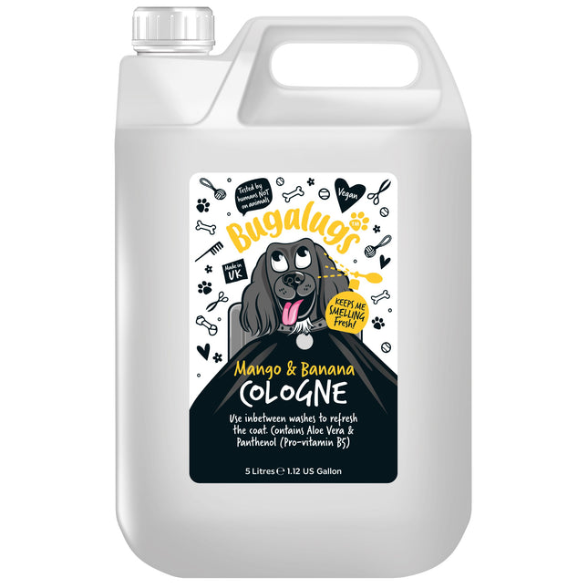 Bugalugs Mango & Banana Cologne - refreshing scented spray for dogs with a fruity fragrance