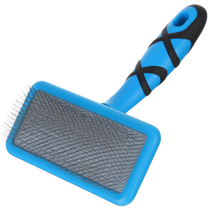 Groom Professional Flat Slicker Brushes Medium - flat and soft poodle brush